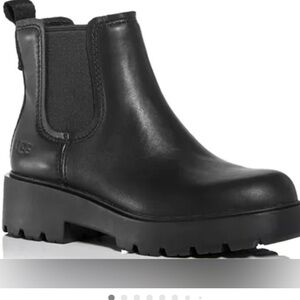 UGG Women's Black Block Heel Boots